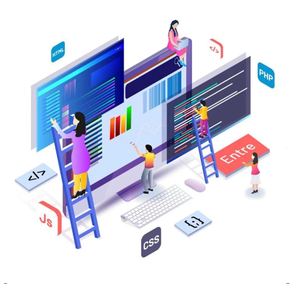 Web Development Illustration